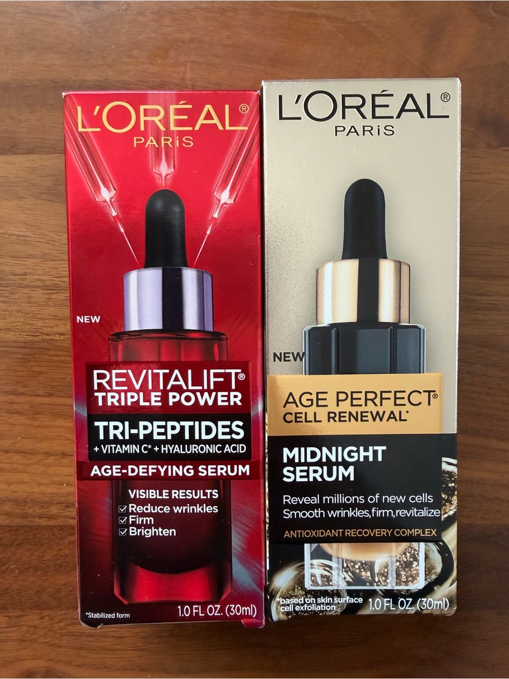 L’OREAL Revitalift Triple Power & Age Perfect Midnight Serum Duo - NEW
